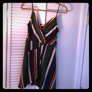 Spaghetti strap silky slip dress